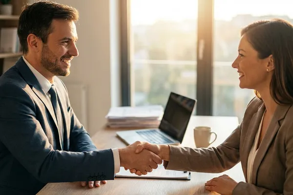 Poignee de main professionnelle — Abonnements Partenaire Controle Chantier